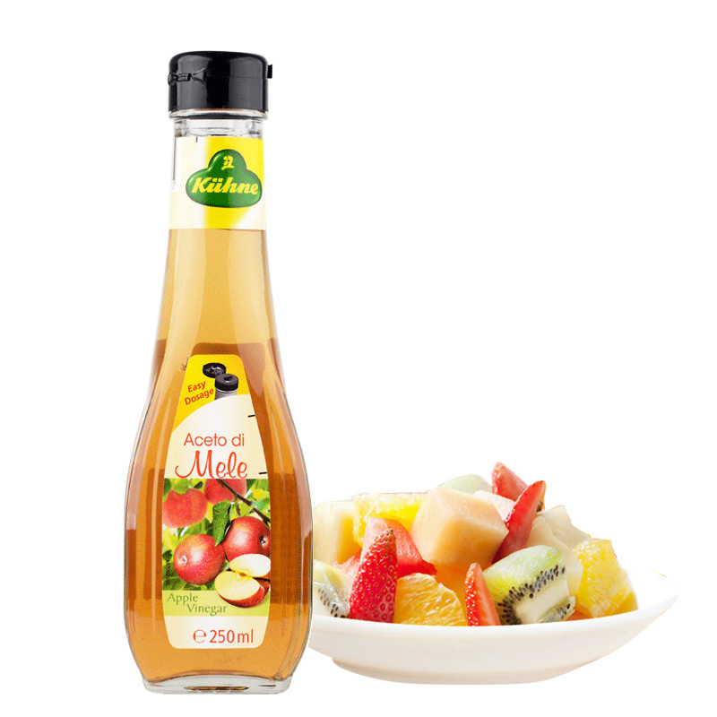 Apple Vinegar 德国进口冠利苹果醋无糖无添加调味沙拉家用250ml