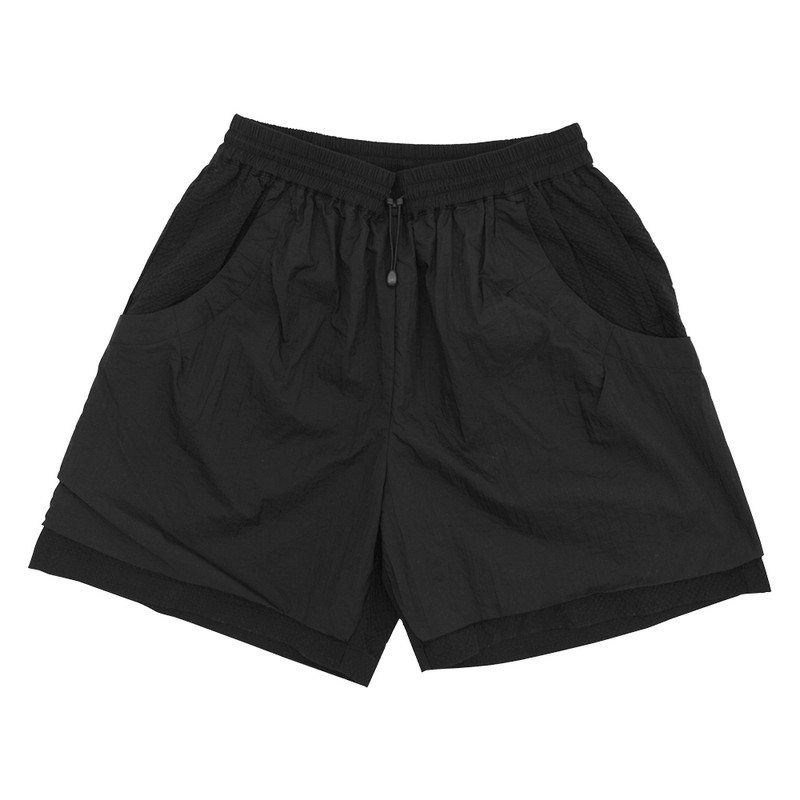 TBALLER 2026新款假两件短裤情侣速干透气潮牌设计感cleanfit通勤