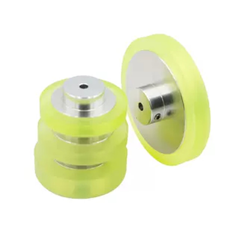 厂家自销 编码器专用同步轮子 硅胶型周长300MM 200MM 包胶计米轮