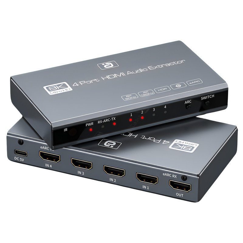 HDMI2.1四进一出切换器双向eARC