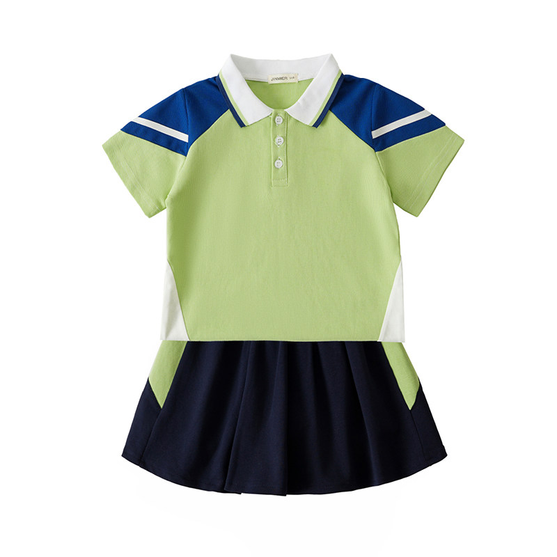 小学生校服夏季运动会班服儿童毕业照服新款幼儿园园服英伦风套装