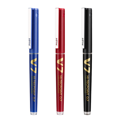 百乐升级版V7直液式水性笔大容量