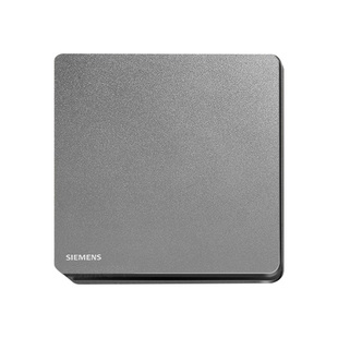 西门子开关睿致烟灰金色一开双控开关面板单开双控开关86墙壁家用