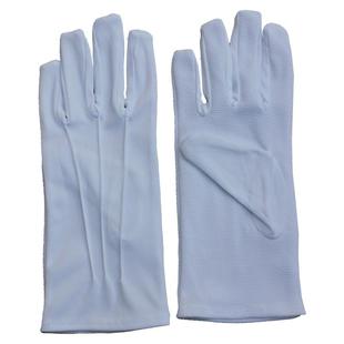 黑白色点珠胶塑防滑司机劳保开车背三筋礼仪酒店礼宾男女透气手套