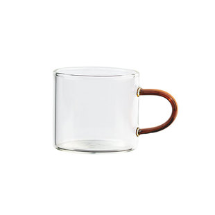 玻璃品茗杯子加厚耐热小茶杯带把杯功夫茶具家用喝茶耳杯茶碗套装