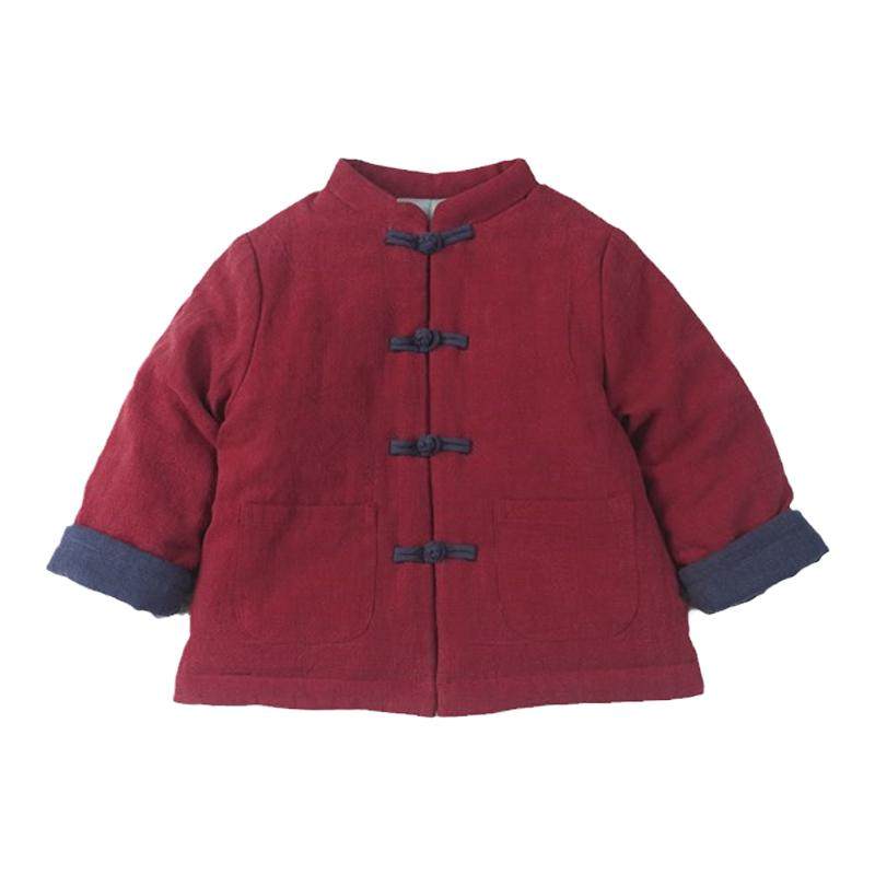 燕子手工中等冬季男女对襟棉服