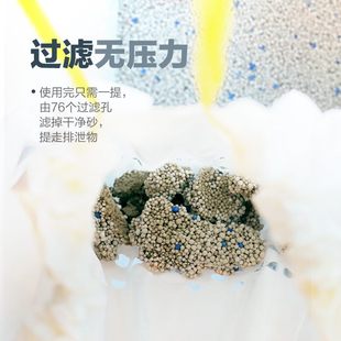 e洁猫砂袋宠物有大中小加厚猫手提号砂盘过滤孔猫砂清洁袋袋