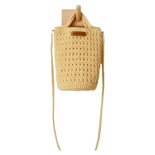 钩针毛线编织手工diy自制水桶包材料成品斜挎手提送闺蜜女友礼物