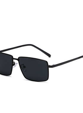 偏光墨镜男士开车专用驾驶镜潮流眼睛女方框防紫外线圆脸太阳眼镜