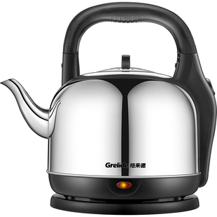 格来德4201加厚电热水壶4.2L大容量不锈钢家用烧水壶自动断电茶壶