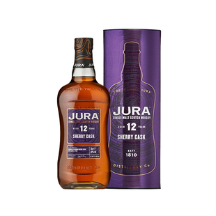 吉拉12年雪莉桶单一麦芽威士忌JURA朱拉小岛苏格兰洋酒行货700ml