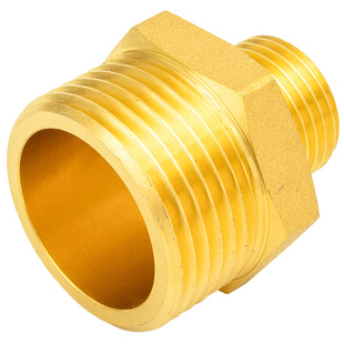 铜对丝变径接头双内丝大小头转换水管内外丝三通补芯弯头4分转6分