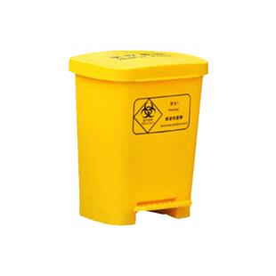 医疗废弃物垃圾桶黄色脚踏式加厚大小号30升生活家用诊所医院分类