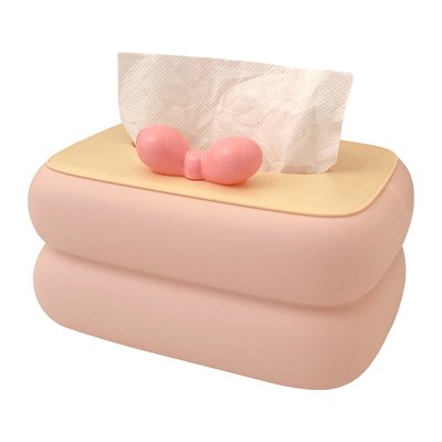 新款高颜值多巴胺纸巾盒