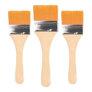 尼龙毛刷子板刷油画刷画笔清洁小刷子木工用排刷胶水油漆刷烧烤刷