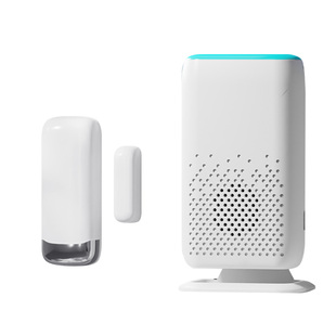 冰箱开门提醒器冰柜超市感应器提示器语音店铺防贼防盗门磁报警器