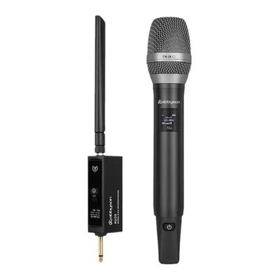 艾博逊 AU20专业无线电容麦克风直播声卡户外音响唱歌K歌动圈话筒