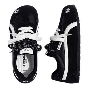 环球芭蕾德训鞋女款2025新款秋季透气百搭休闲鞋子女潮流时尚女鞋