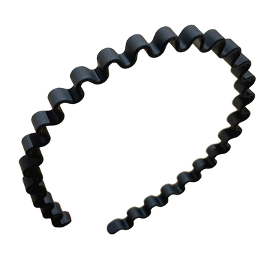 2025新款运动黑色波浪发箍男士