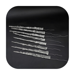 仿真冰柱影视冰溜子冰雪展示冰凌置景冰挂冰柱透明装饰不化假冰凌