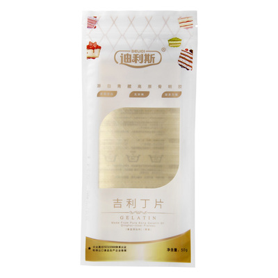 吉利丁片食用家用自制奶酪棒专用