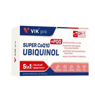 德国VIKpro还原型辅酶Q10备孕调理孕前吃卵泡调理PQQ男女同补