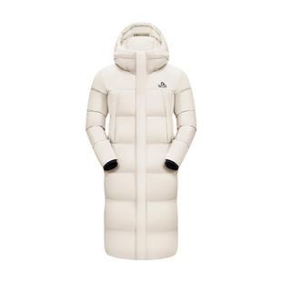 【极光3.0】伯希和户外800蓬羽绒服女新款男长款白色防风鹅绒服