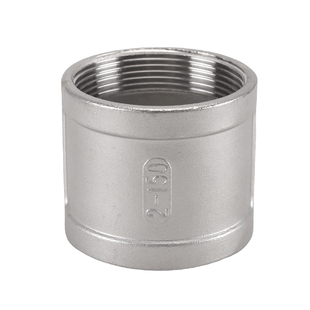 304不锈钢双内丝管箍管古直接异径等径接头2分转3分变4分6分1寸