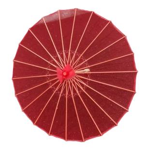 古风舞蹈伞道具碧波清影伞傣族舞古典舞跳舞专用大红透明舞蹈道具