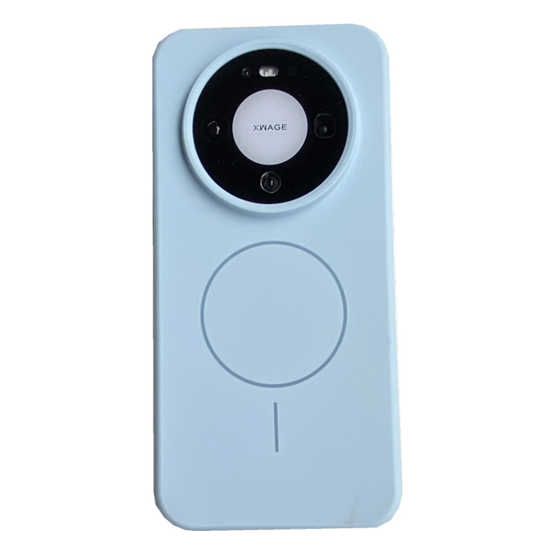 适用mate80液态硅胶mate80pro无极磁吸mate80promax手机壳华为米白色pura70个性mate70保护套mate60软pura80