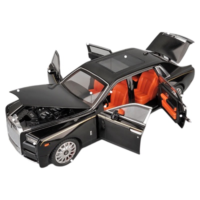 大号劳斯莱斯幻影仿真车模合金汽车模型儿童玩具车男孩收藏摆件