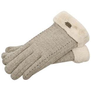 手套女冬天2025新款骑行保暖东北防寒加绒加厚女士羊绒冬季可触屏