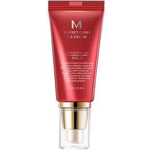 韩国专柜谜尚/missha迷上大红bb霜 粉底液 裸妆遮瑕持久保湿