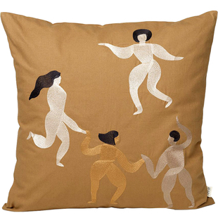 丹麦Ferm Living客厅沙发抱枕纯棉卧室靠枕床头靠垫护腰北欧风