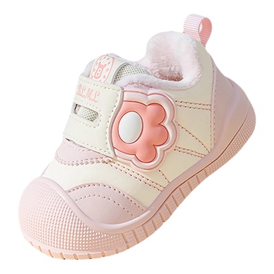 婧麒宝宝学步鞋冬季新款软底保暖