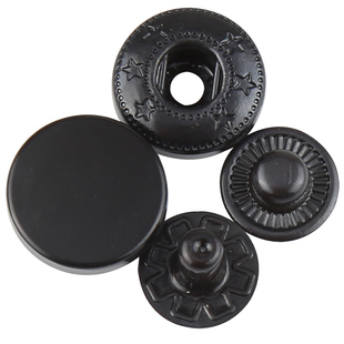 羽绒服暗扣扣子金属四合扣子母按扣免缝钉扣婴儿衣服按压式纽扣子