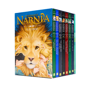 新版纳尼亚传奇8册 英文原版小说 The Chronicles of Narnia 青少年英语奇幻文学 CS Lewis刘易斯The Lion The Witch The Wardrobe