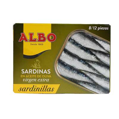 ALBO进口初榨橄榄油沙丁鱼罐头