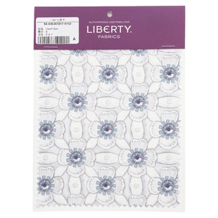 liberty色卡英国100支Tana棉小布片拼布用布头娃衣小物布块蓝色系
