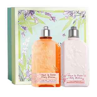 臻选欧舒丹樱花沐浴露身体乳礼盒保湿清洁滋润留香新年礼物