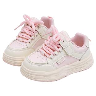 女童板鞋2026春秋新款中童休闲鞋儿童鞋子软底小女孩轻便百搭童鞋