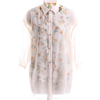 名师路春秋季新品欧美薄款假两件