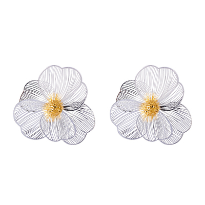 轻奢度假风小众设计高级雕刻耳夹