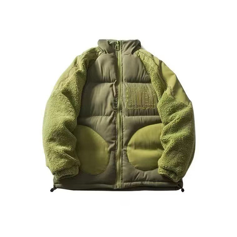 【限时优惠】拼接工装棉服外套