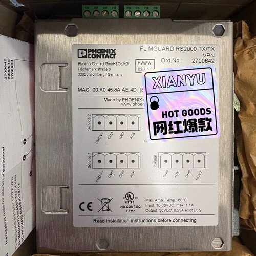 溢价-2700642 FL MGUARD RS2000 TX/TX