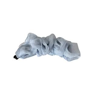 网纱褶皱高马尾香蕉夹2025新款发夹女后脑勺夹子盘发卡竖夹头饰品