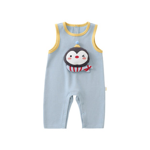 溯格春季男女宝宝裤子新款连体衣韩式风婴儿背带裤73-100码