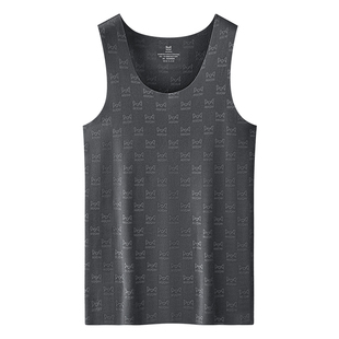 猫人280g无痕双面一体绒背心男25秋冬加绒保暖内衣无袖坎肩打底衫