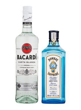 百加得白朗姆+孟买金酒组合