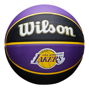 Wilson威尔胜NBA篮球7号洛杉矶湖人队徽官方正品室外户外野球勇士